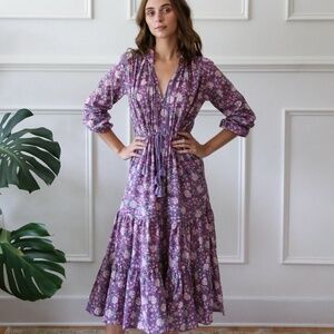 Mille Astrid dress XS lavender purple midi